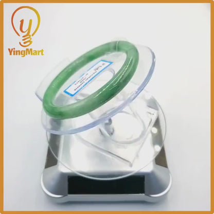 Certified 53mm PNJ277671 Real Jade Bangle Natural Color Light To Medium Green, Grey White,Grey Jadeite Bracelet for Men,Women,Grandma,Sister