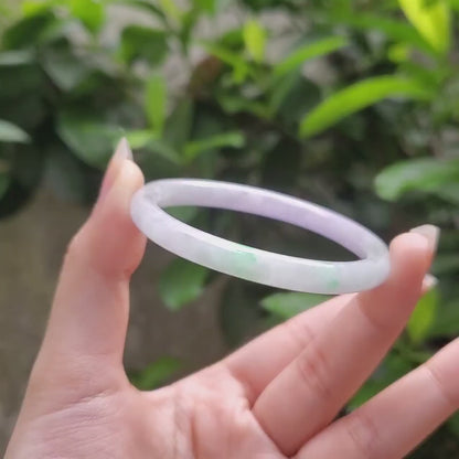High Quality 48–72mm Natural-Colour Jade White Green YingMart Bangle Bracelets Gift for Her Feng Shui Mom Grandma Sister Mens