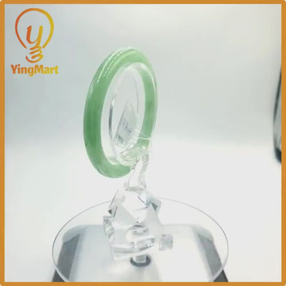 Certified 48mm Natural Color Jadeite Bangle PNJ277571 | Green Jade Bangle Bracelet for Men, Women – Grandma Bracelet, Bracelet for Sister
