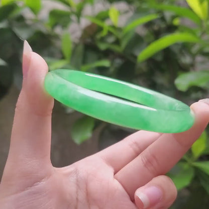 Jade Bangle 48-60mm up | Yingmart Green Jade Jadeite Bracelet for Men, Women, Grandmother, Sister – Vintage Elegance