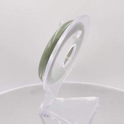 Yingmart 56mm SZ22067494 Genuine Burmese Deep Bluish Green Jadeite Jade Bangle Bracelet, Vintage Jewelry, jade jewelry, Accessories