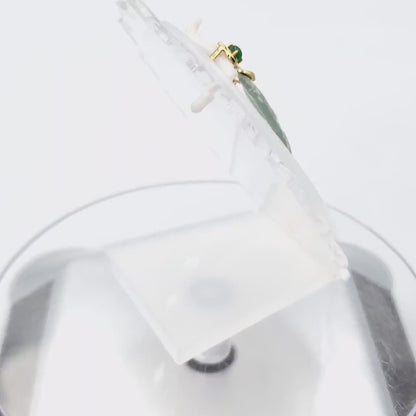 Natural Grade A Jadeite Chinese Ruyi Pendant, Lucky Pendant, Jade Necklace Pendant, Jewerly Supplies