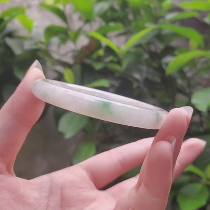 High Quality 48–72mm Jadeite Jade White Light Green YingMart Bangle Gift for Her Mom Sister Mens Grandma Feng Shui Personalized