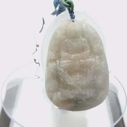 Yingmart Good Price 100% Natural Jadeite  Jade Pendant Natural Grade A  Hand Carved Dragon Kwanyin Guanyin Burmese Myanmar Genuine  Type A