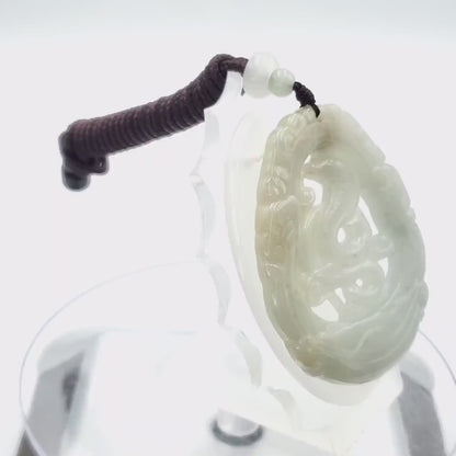 Yingmart Jade Zodiac Snake 100% Natural Jade Pendant  Burmese Myanmar Genuine Jadeite Real Jade Grade A Type A Hand Carved