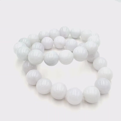 Yingmart  White Jade A Jadeite Jade Bracelet, Burmese Myanmar Gemstones, Real Gemstone Bracelet, Vintage Jewelry, natural jade