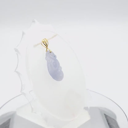 Natural Grade A Jadeite Chinese Ruyi Pendant, Lucky Pendant, Jade Necklace Pendant, Jewerly Supplies,