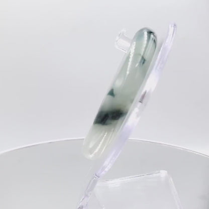 Yingmart 53mm SZ22076290 Blue Veins Genuine Burmese Jade A Jaideite Jade Bangle, Vintage Jewelry, jade jewelry, Accessories, natural jade