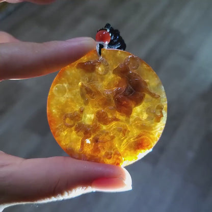 Yingmart 100% Natural Jade Goat Age marble Pendant Genuine Jadeite Real Jade Type A Grade A Hand Carved