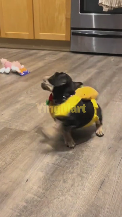 Hot Dog Pet Outfit Cats Puppies Funny Food Hamburger Theme Halloween Party Cosplay Clothes